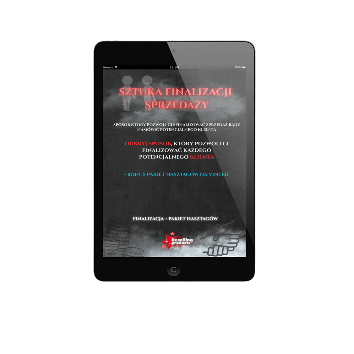 Sztuka Finalizacji Sprzedaży + Skuteczne Rady Vinted (100 hasztagów)