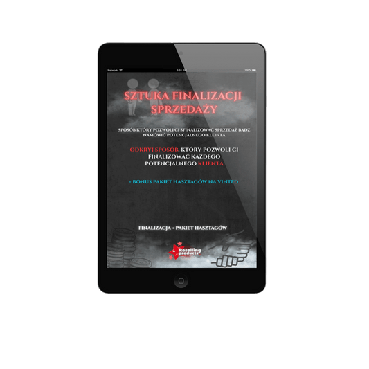 Sztuka Finalizacji Sprzedaży + Skuteczne Rady Vinted (100 hasztagów)